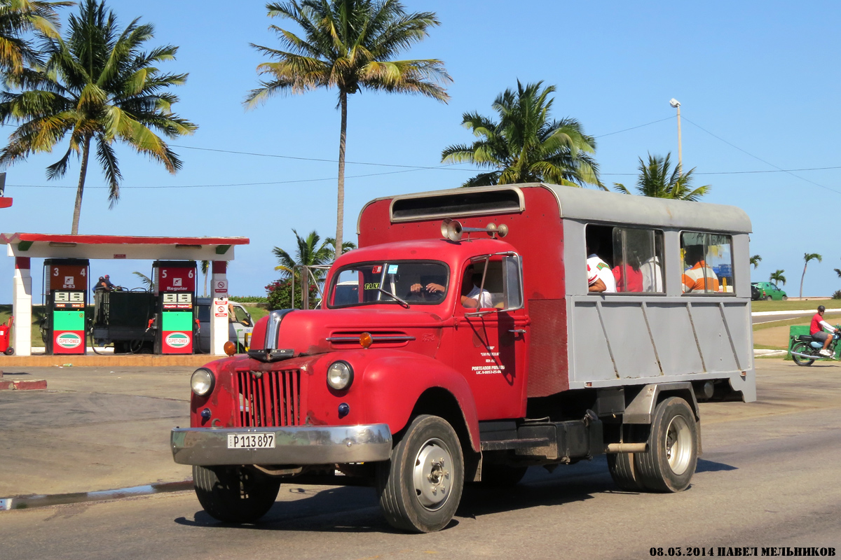 Куба, № P 113 897 — Ford F (общая модель)