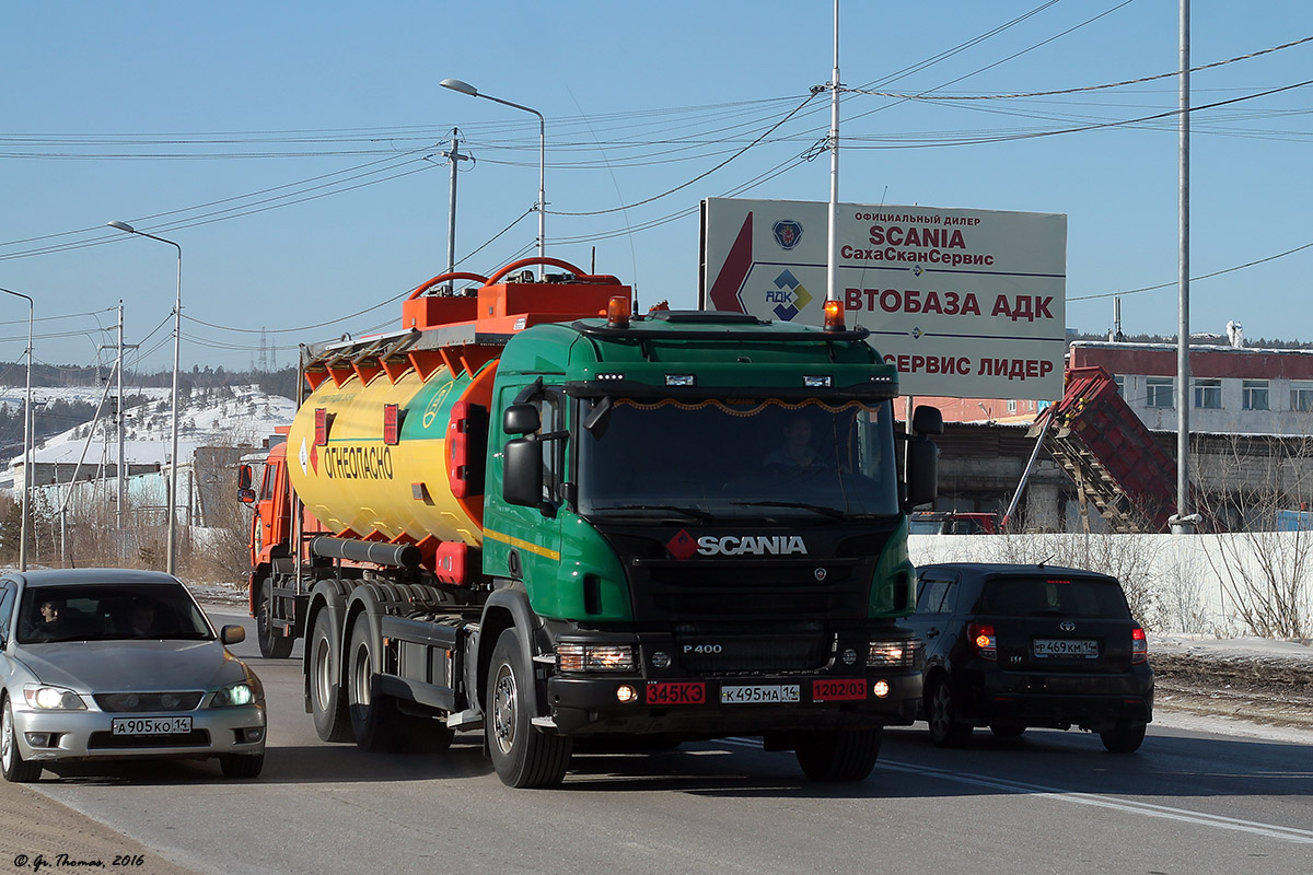 Саха (Якутия), № К 495 МА 14 — Scania ('2011) P400