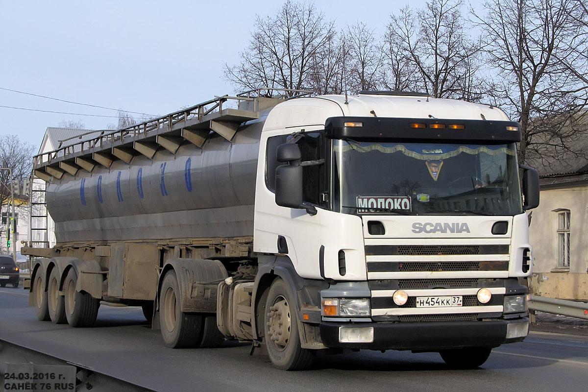 Ивановская область, № Н 454 КК 37 — Scania ('1996, общая модель)