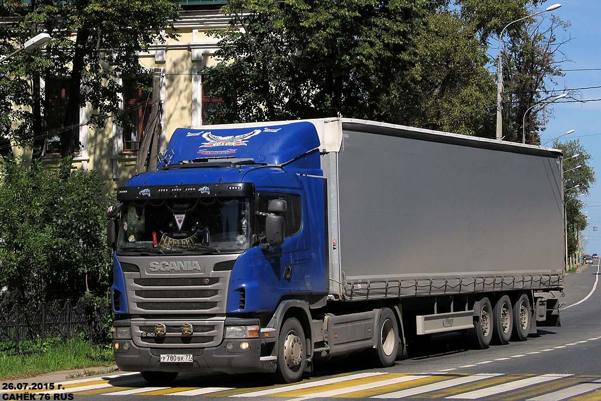 Москва, № У 780 ВК 77 — Scania ('2009) G400