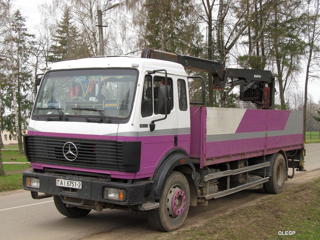 Витебская область, № АІ 6751-2 — Mercedes-Benz SK 1824