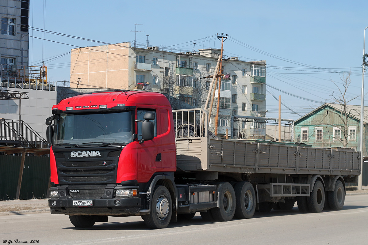 Саха (Якутия), № К 655 ВН 750 — Scania ('2013) G440