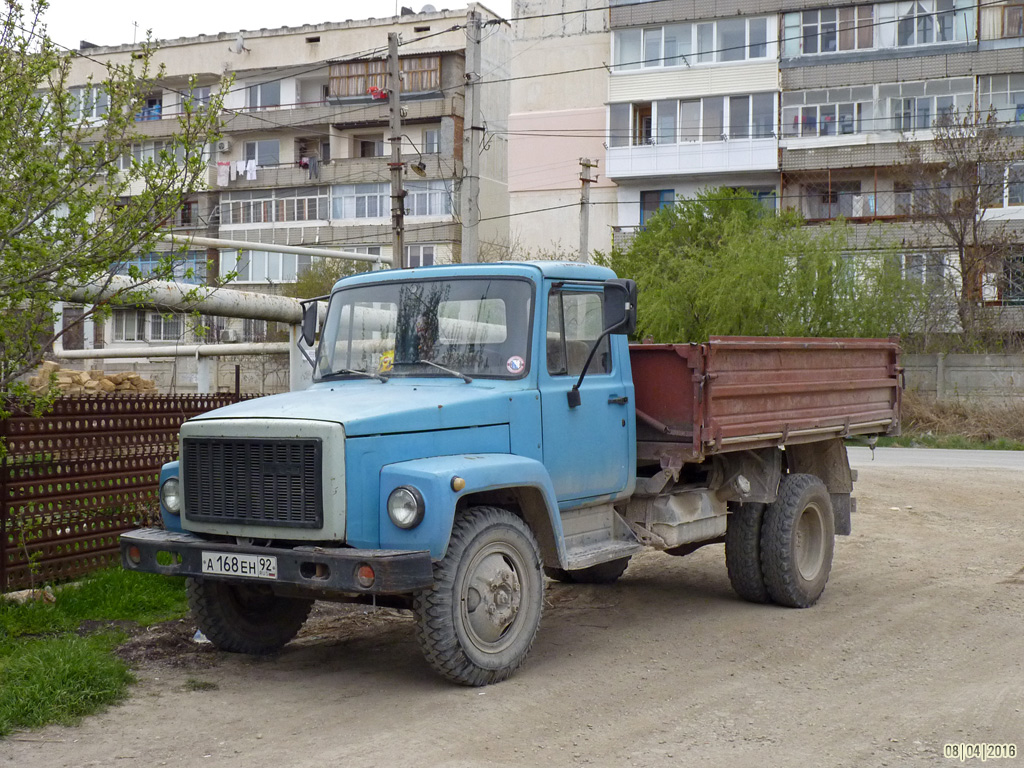 Севастополь, № А 168 ЕН 92 — ГАЗ-33072