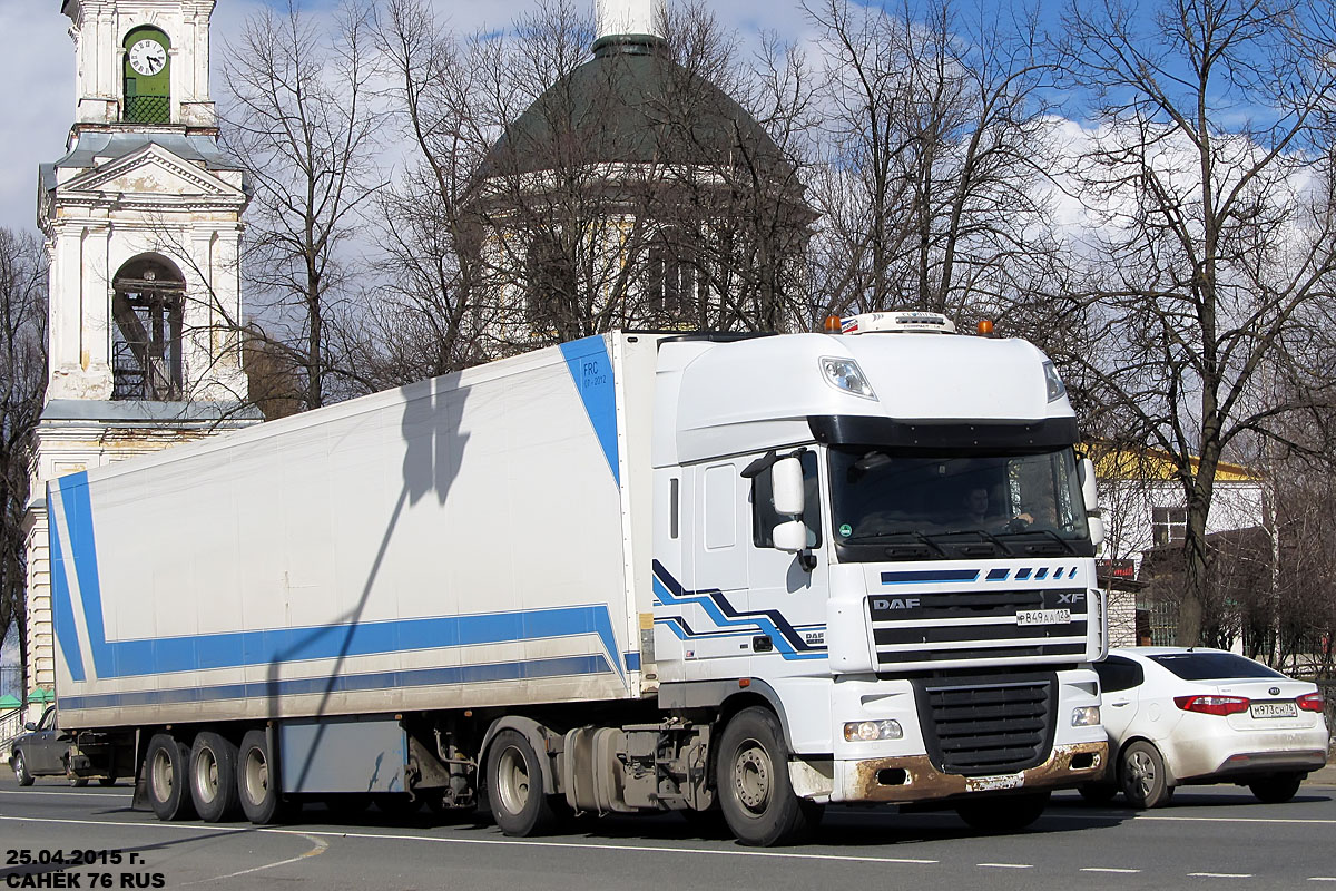 Краснодарский край, № Р 849 АА 123 — DAF XF105 FT