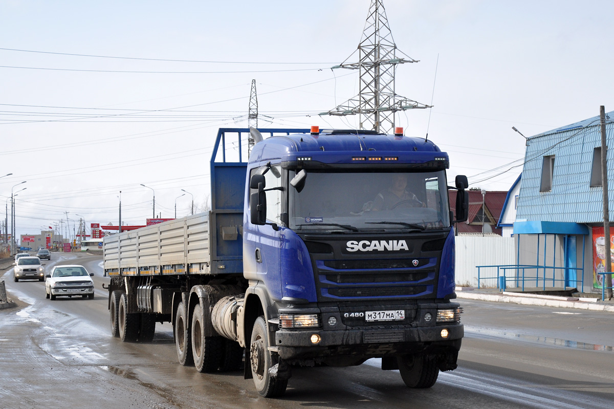 Саха (Якутия), № М 317 МА 14 — Scania ('2013) G480