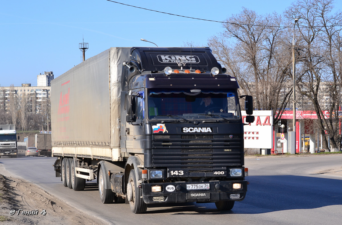 Волгоградская область, № У 775 ОК 34 — Scania (II) (общая модель)