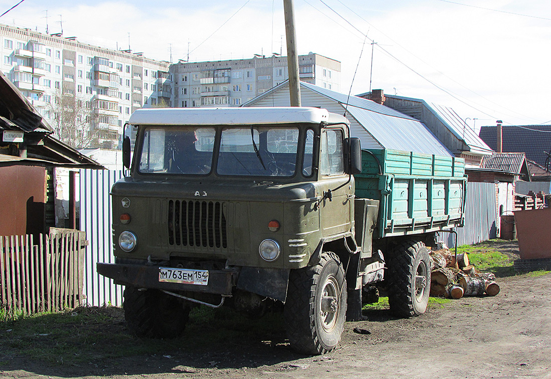 Новосибирская область, № М 763 ЕМ 154 — ГАЗ-66-15