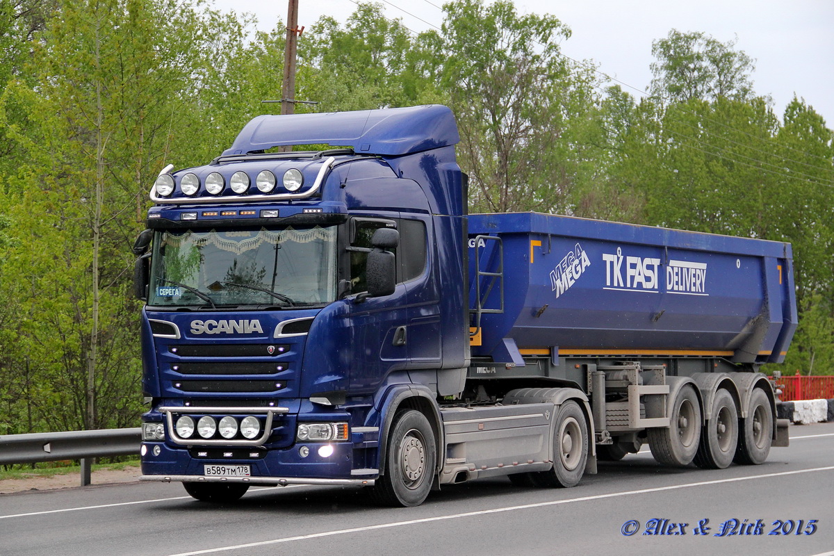 Санкт-Петербург, № В 589 ТМ 178 — Scania ('2013) R500