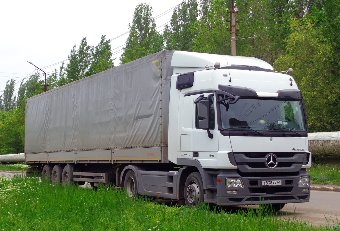 Саратовская область, № Т 838 ХА 64 — Mercedes-Benz Actros ('2009) 1841