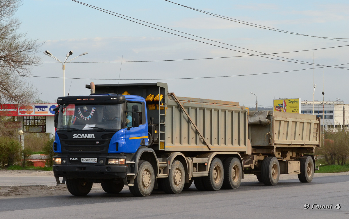 Волгоградская область, № В 290 ЕР 134 — Scania ('2011) P440