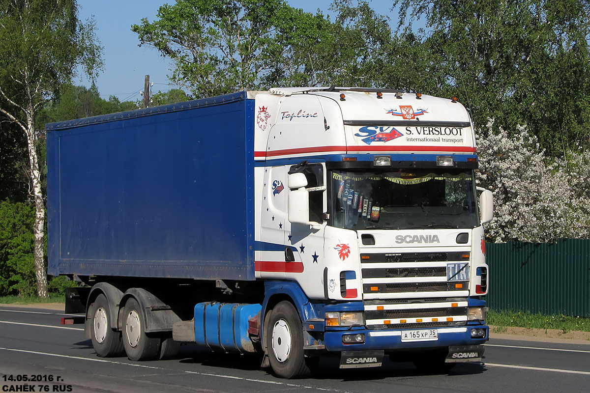 Вологодская область, № А 165 ХР 35 — Scania ('1996, общая модель)