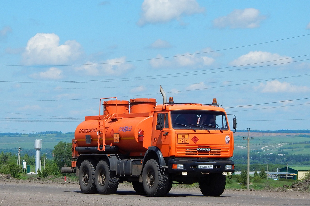 Воронежская область, № К 178 ХВ 36 — КамАЗ-43118 (общая модель)