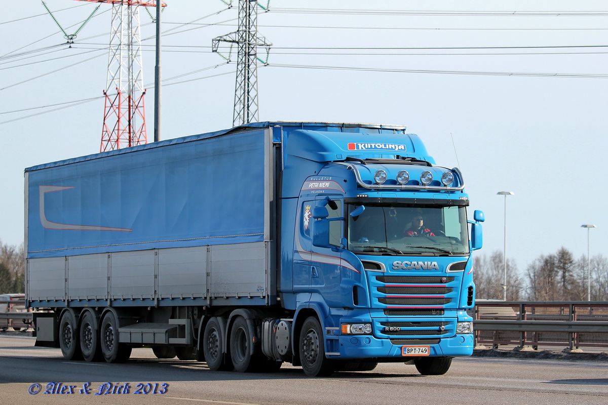 Финляндия, № BPT-749 — Scania ('2009) R500
