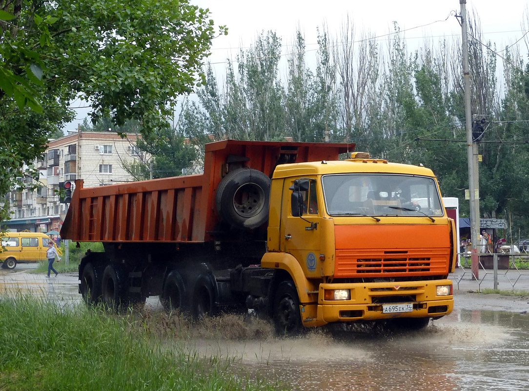 Волгоградская область, № А 695 ЕК 34 — КамАЗ-65116 [651160]