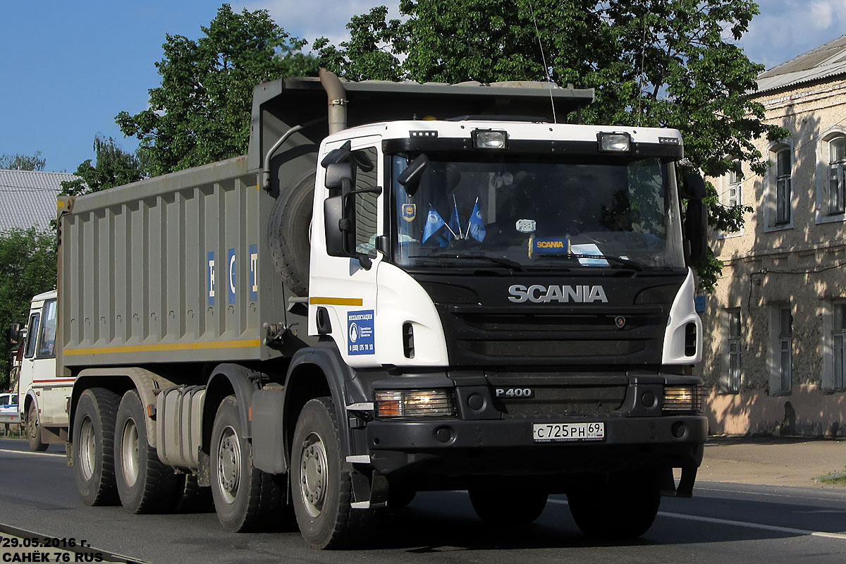 Тверская область, № С 725 РН 69 — Scania ('2011) P400