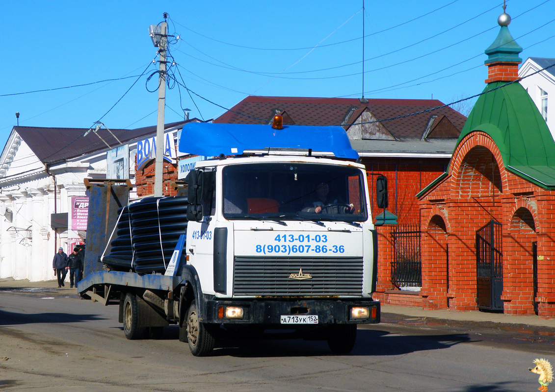 Нижегородская область, № А 713 УК 152 — МАЗ-437041 "Зубрёнок"