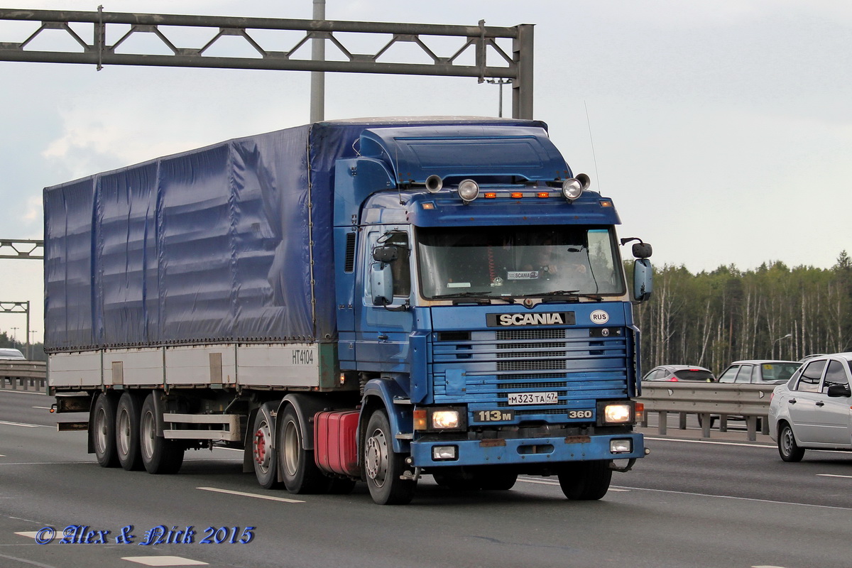 Ленинградская область, № М 323 ТА 47 — Scania (II) R113M