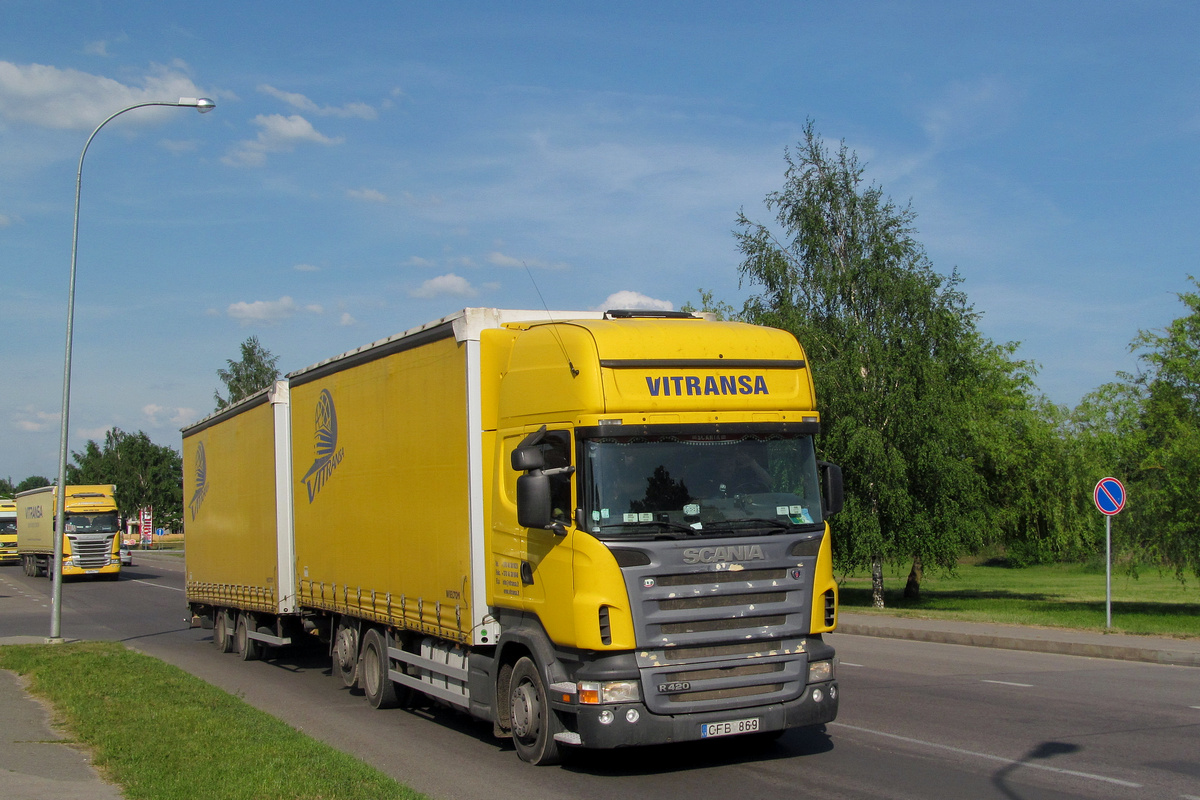 Литва, № CFB 869 — Scania ('2004) R420