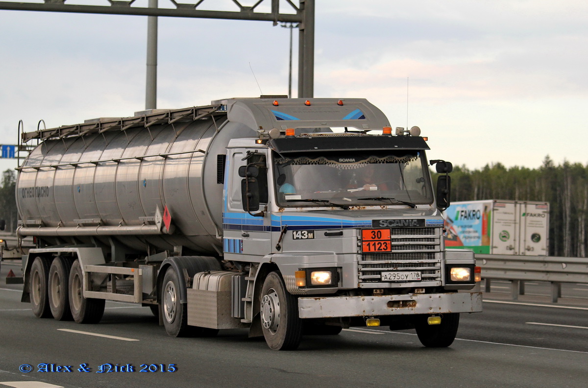 Санкт-Петербург, № А 295 ОУ 178 — Scania (II) T-Series 143M