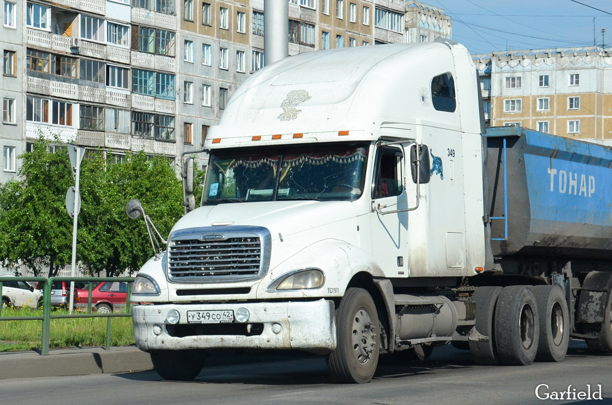 Кемеровская область, № У 349 СО 42 — Freightliner Columbia