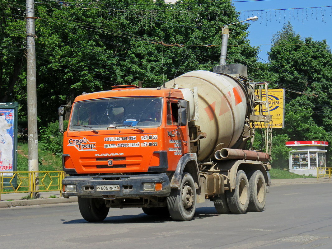 Кировская область, № У 606 МН 43 — КамАЗ-65115 (общая модель)
