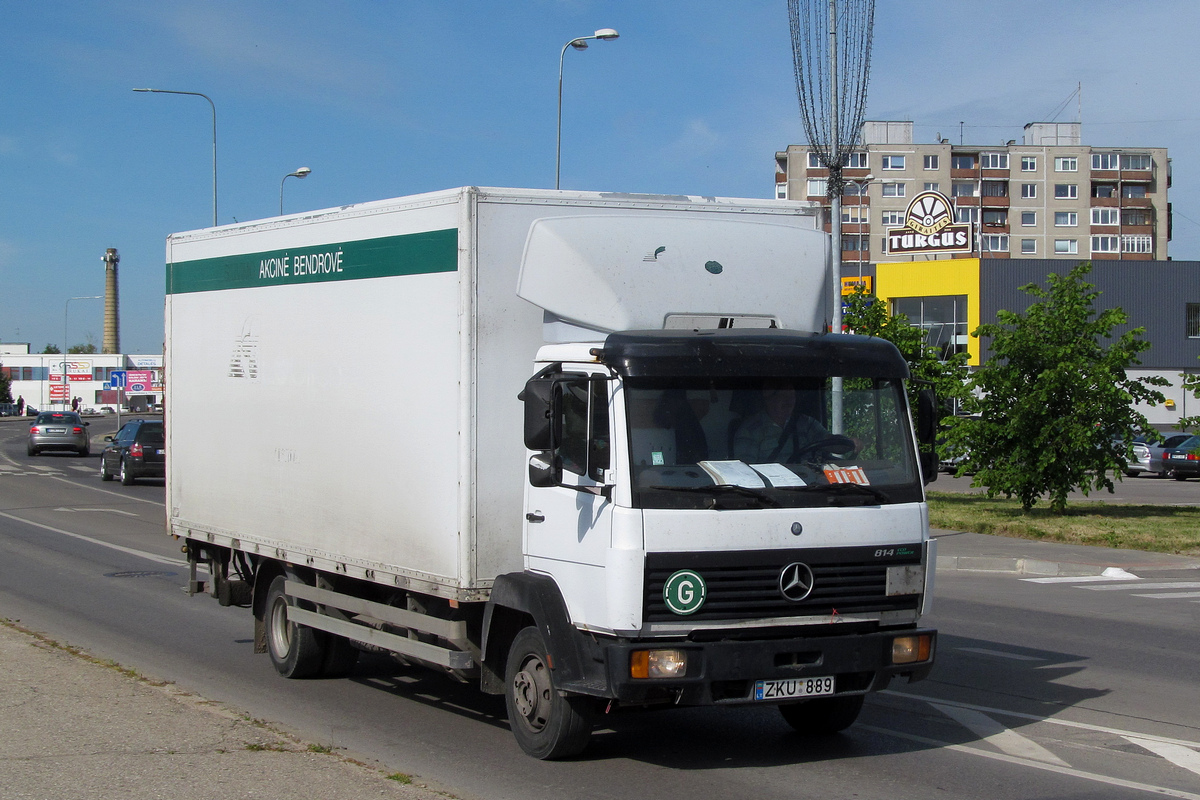 Литва, № ZKU 889 — Mercedes-Benz LK 814