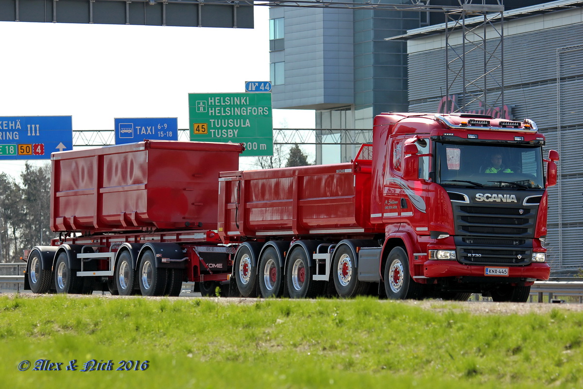 Финляндия, № KNX-445 — Scania ('2013) R730