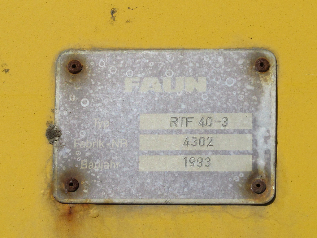 Литва, № HBR 523 — FAUN (общая модель)