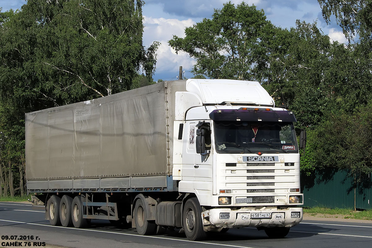 Смоленская область, № Е 581 МЕ 67 — Scania (III) R113M