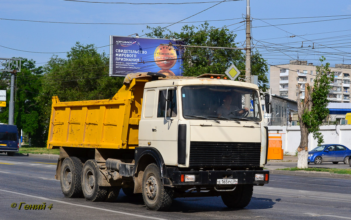 Волгоградская область, № Е 165 РС 34 — МАЗ-5516 (общая модель)