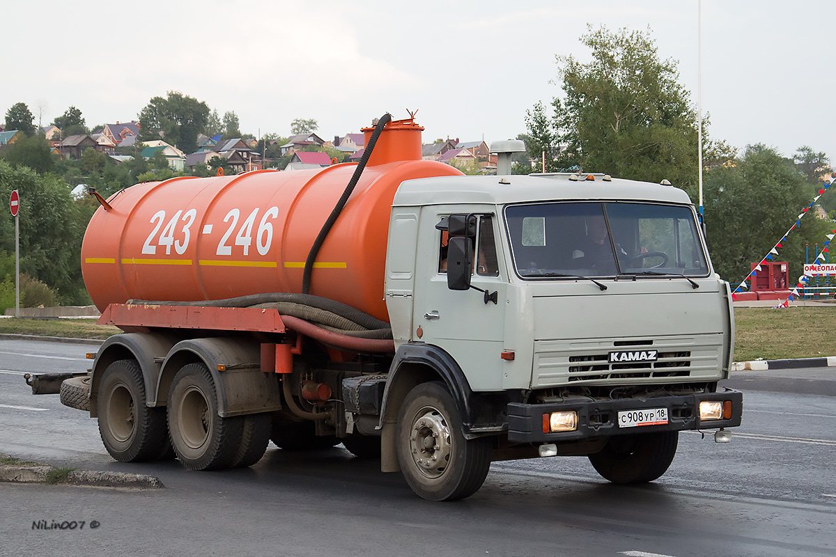 Удмуртия, № С 908 УР 18 — КамАЗ-53215 (общая модель)