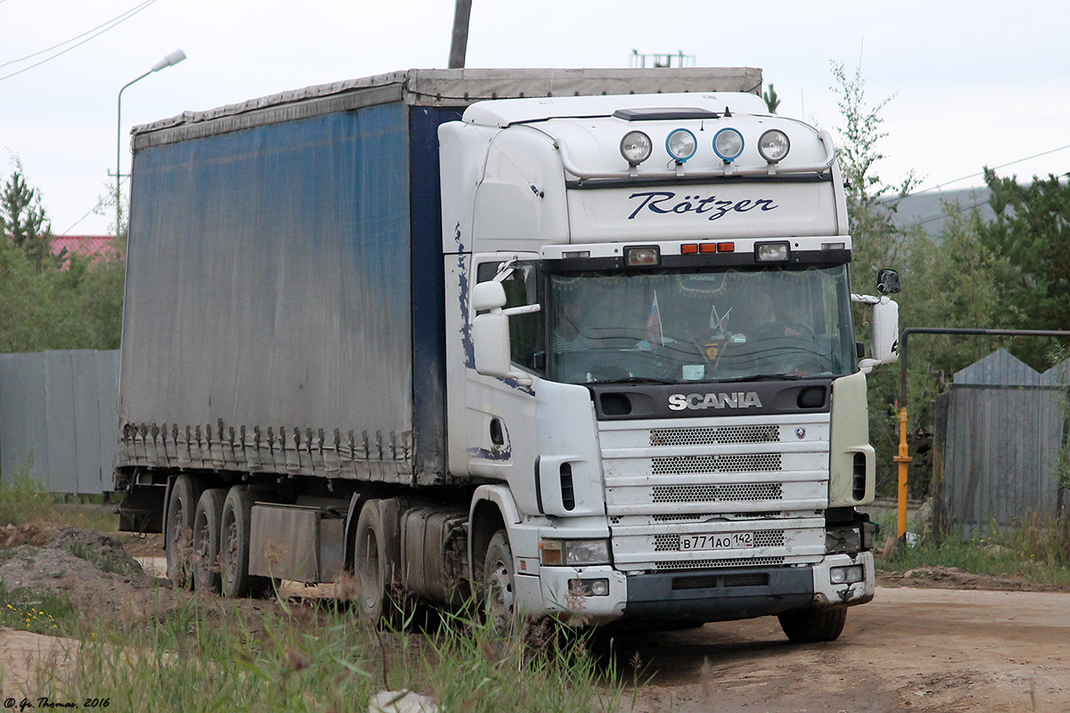 Кемеровская область, № В 771 АО 142 — Scania ('1996) R124L