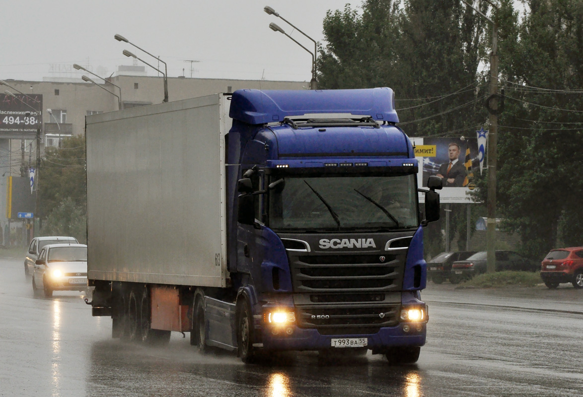 Омская область, № Т 993 ВА 55 — Scania ('2009) R500