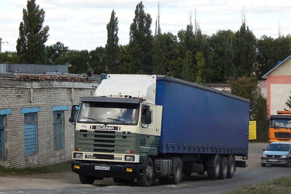 Воронежская область, № М 449 АМ 136 — Scania (III) R113H