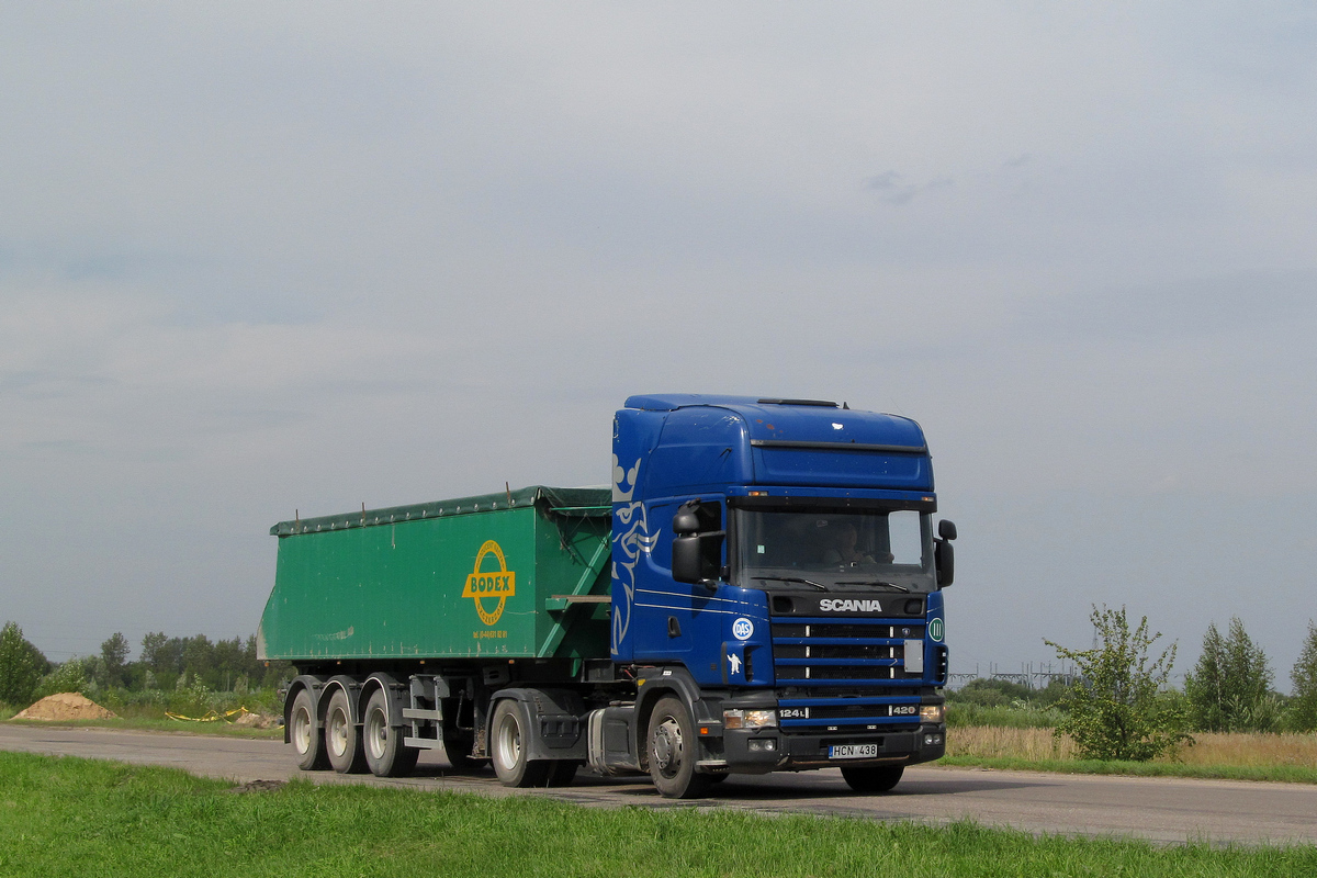 Литва, № HCN 438 — Scania ('1996) R124L