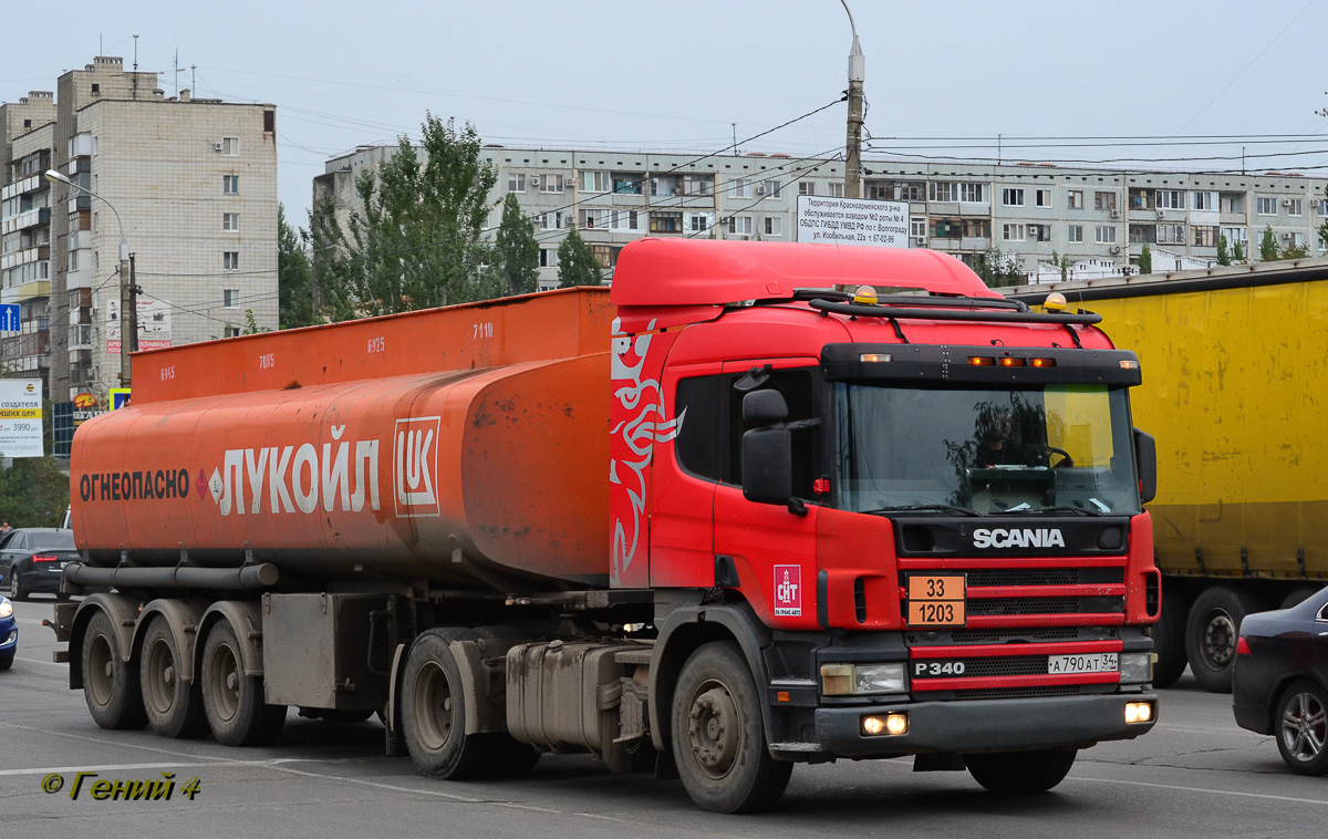 Волгоградская область, № А 790 АТ 34 — Scania ('1996) P340