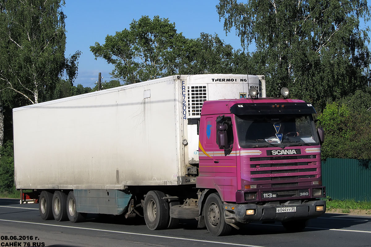 Вологодская область, № В 044 УУ 35 — Scania (III) R113M