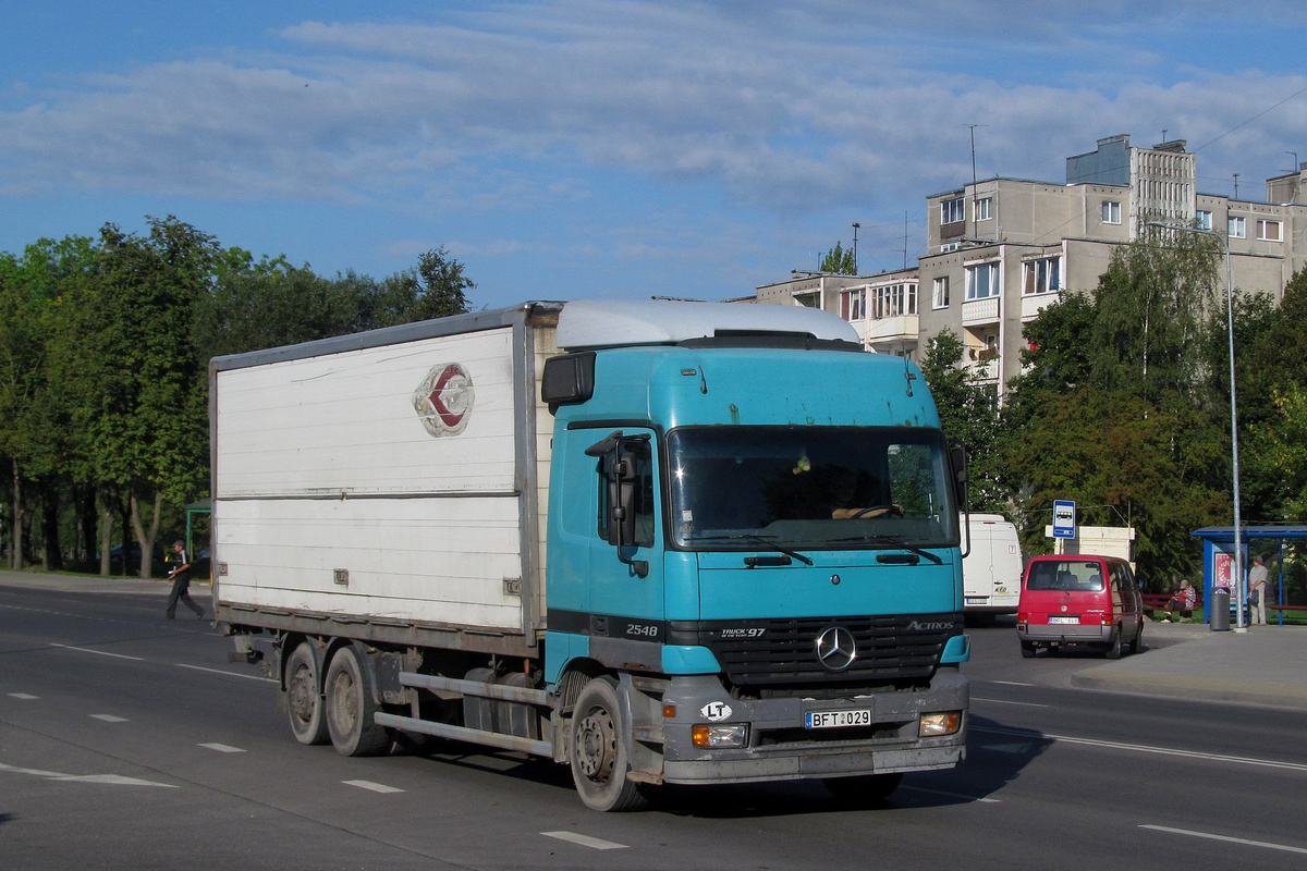 Литва, № BFT 029 — Mercedes-Benz Actros ('1997)