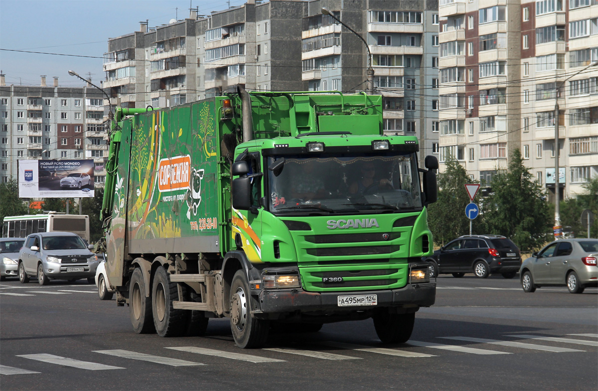 Красноярский край, № А 495 МР 124 — Scania ('2011) P360