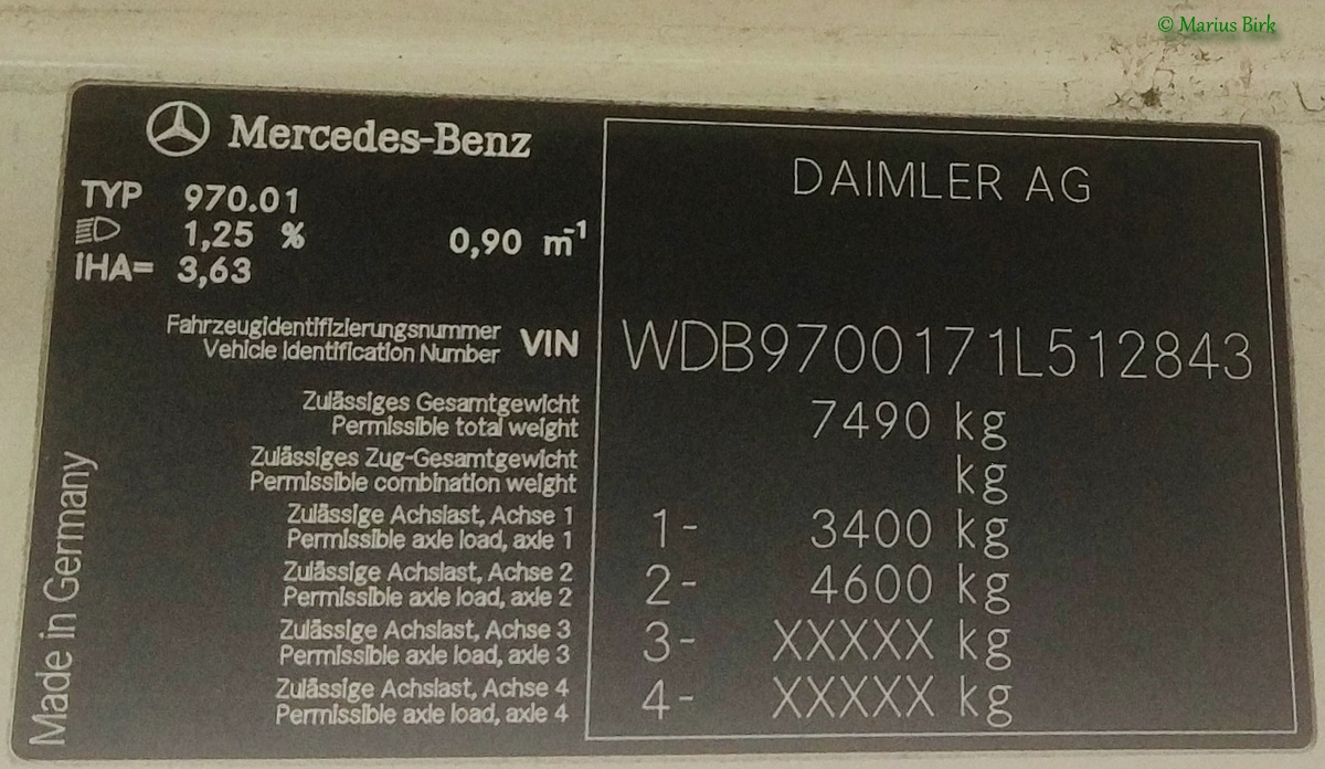 Германия, № AIC-FR 620 — Mercedes-Benz Atego 816