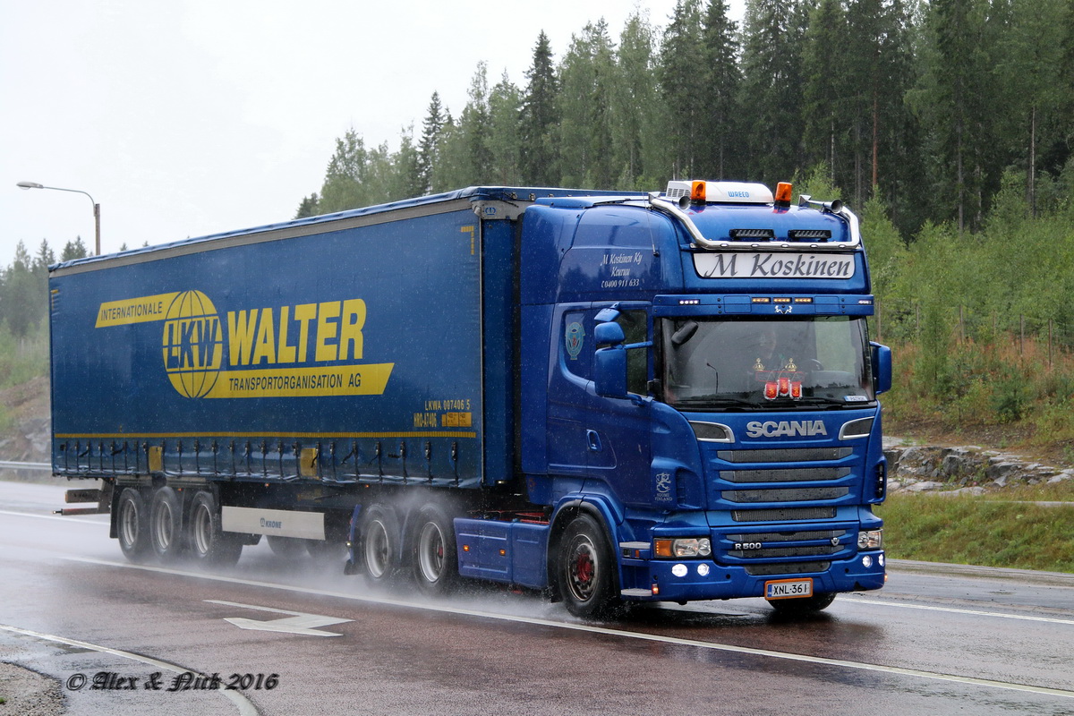 Финляндия, № XNL-361 — Scania ('2009) R500