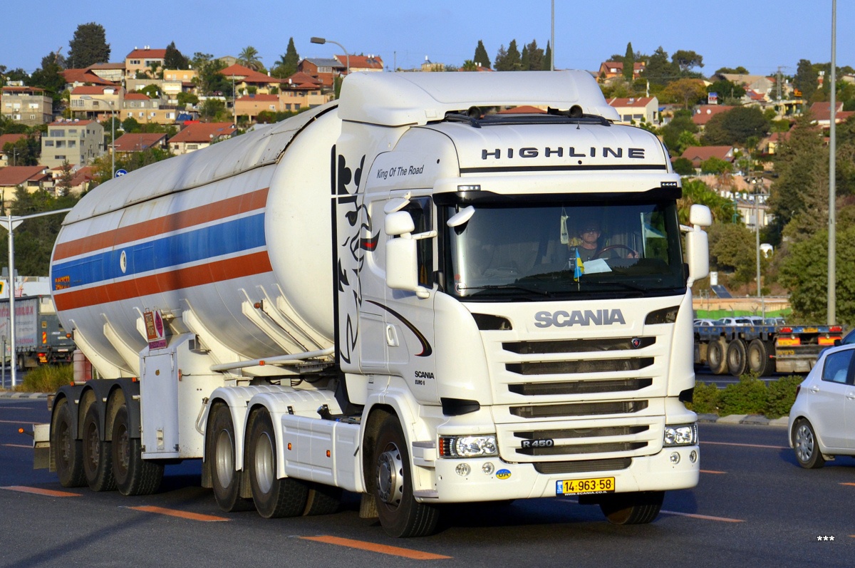 Израиль, № 14-963-58 — Scania ('2013) R450