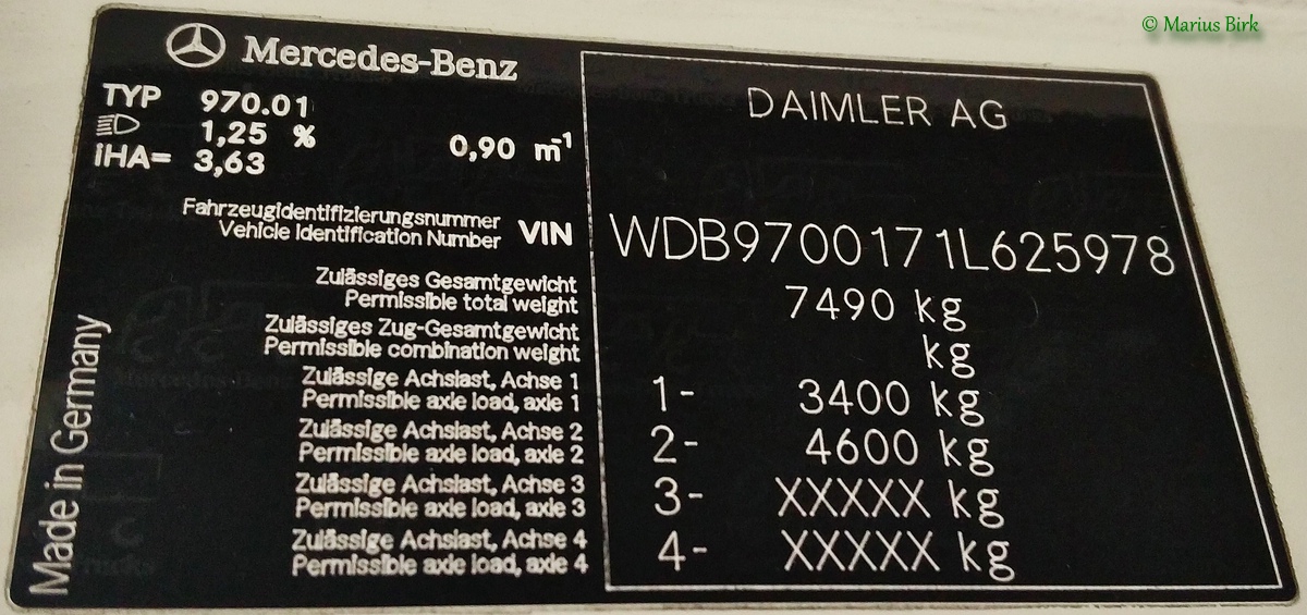Германия, № AIC-FU 707 — Mercedes-Benz Atego 816