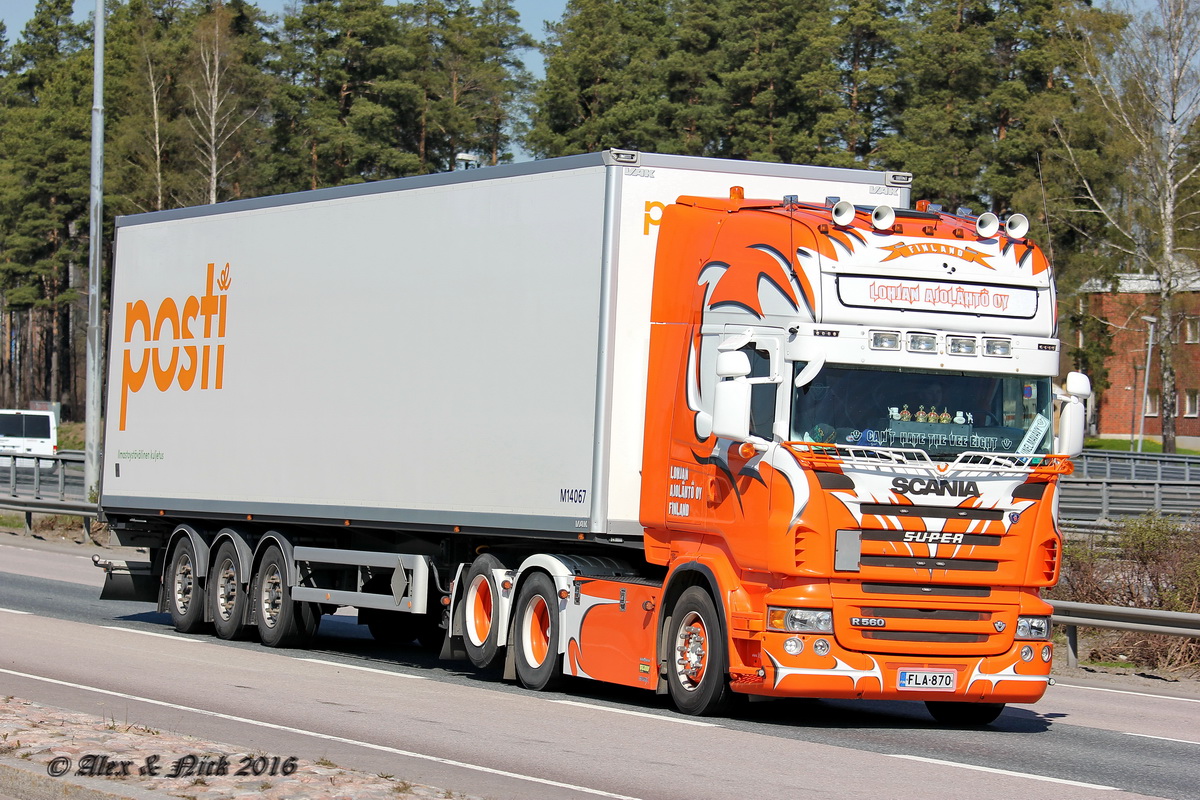 Финляндия, № FLA-870 — Scania ('2004) R560