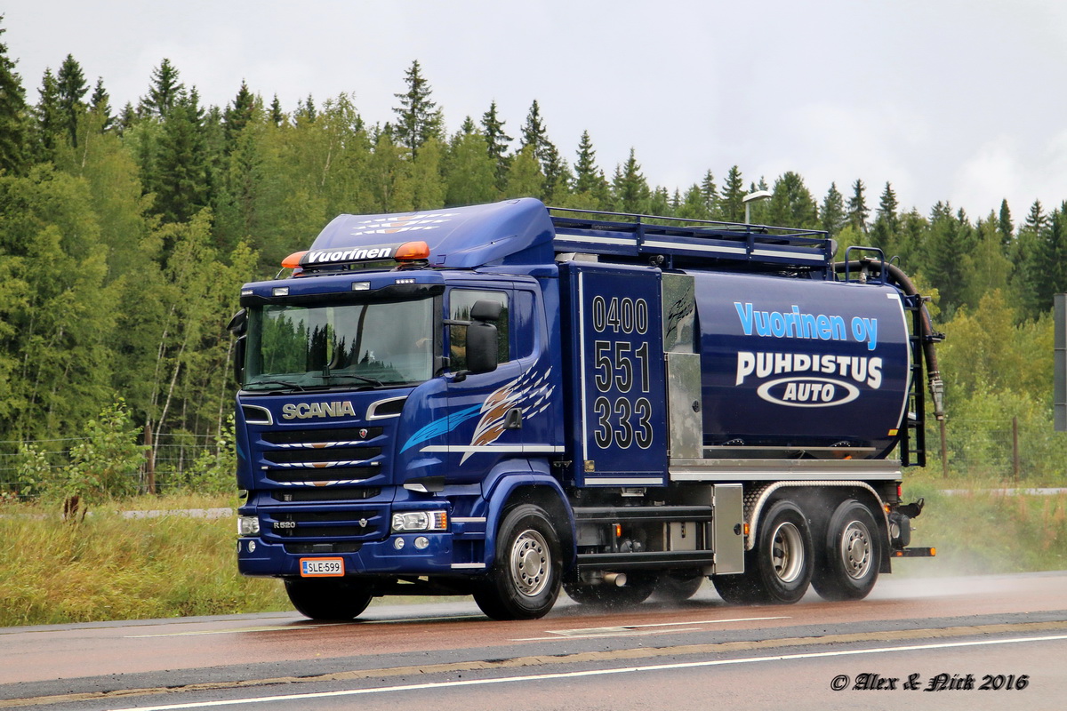 Финляндия, № SLE-599 — Scania ('2013) R520