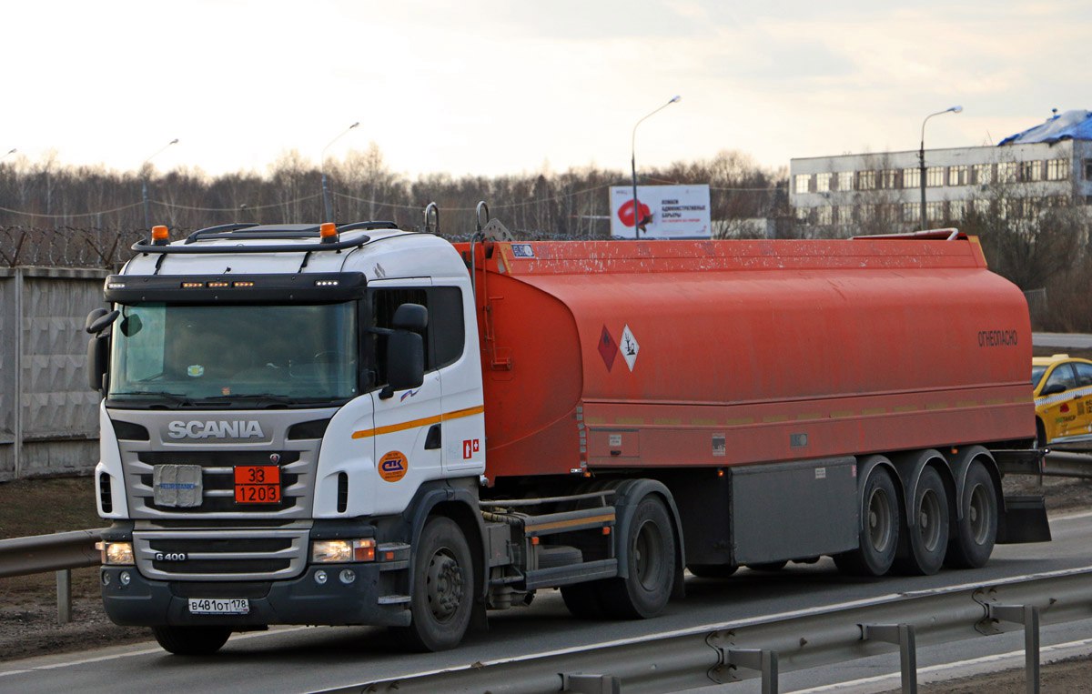 Санкт-Петербург, № В 481 ОТ 178 — Scania ('2009) G400
