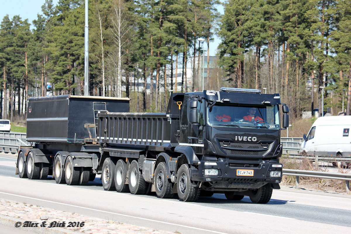 Финляндия, № CJV-743 — IVECO Trakker ('2013)