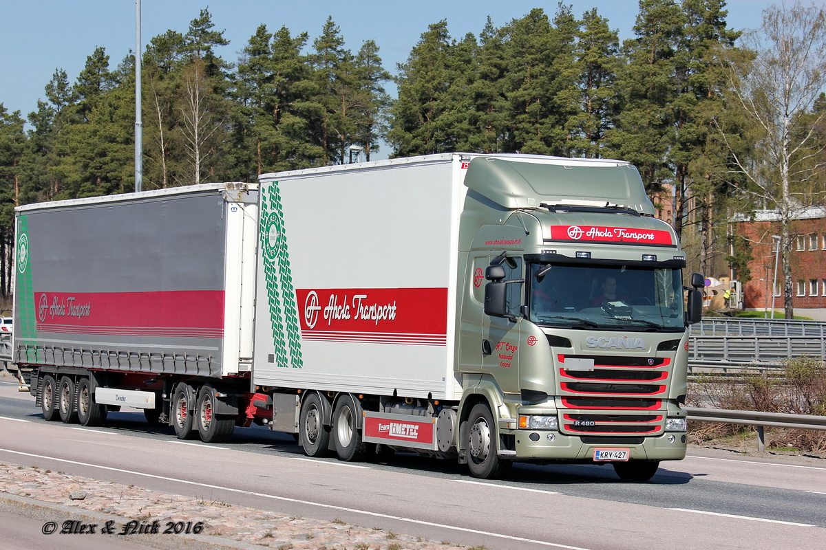 Финляндия, № KRV-427 — Scania ('2013) R480