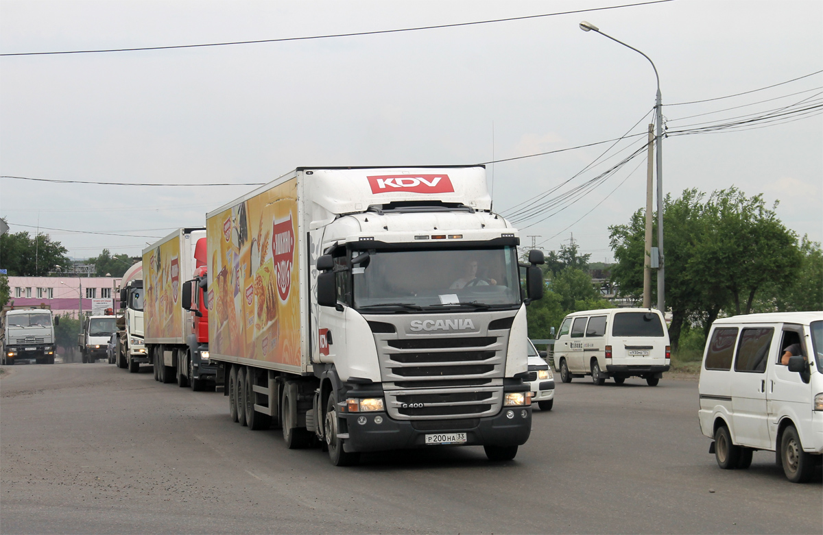 Владимирская область, № Р 200 НА 33 — Scania ('2013) G400