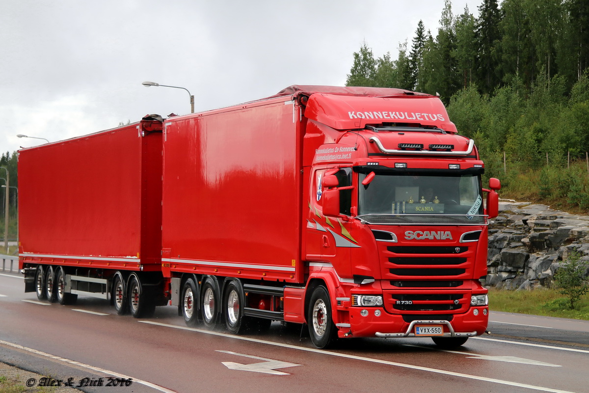 Финляндия, № VXX-550 — Scania ('2013) R730